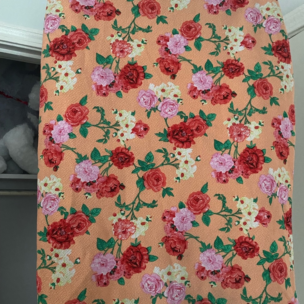 Floral Pencil skirt